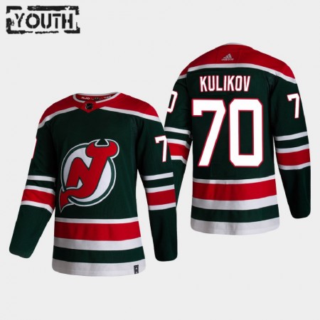 Camisola New Jersey Devils Dmitry Kulikov 70 2020-21 Reverse Retro Authentic - Criança